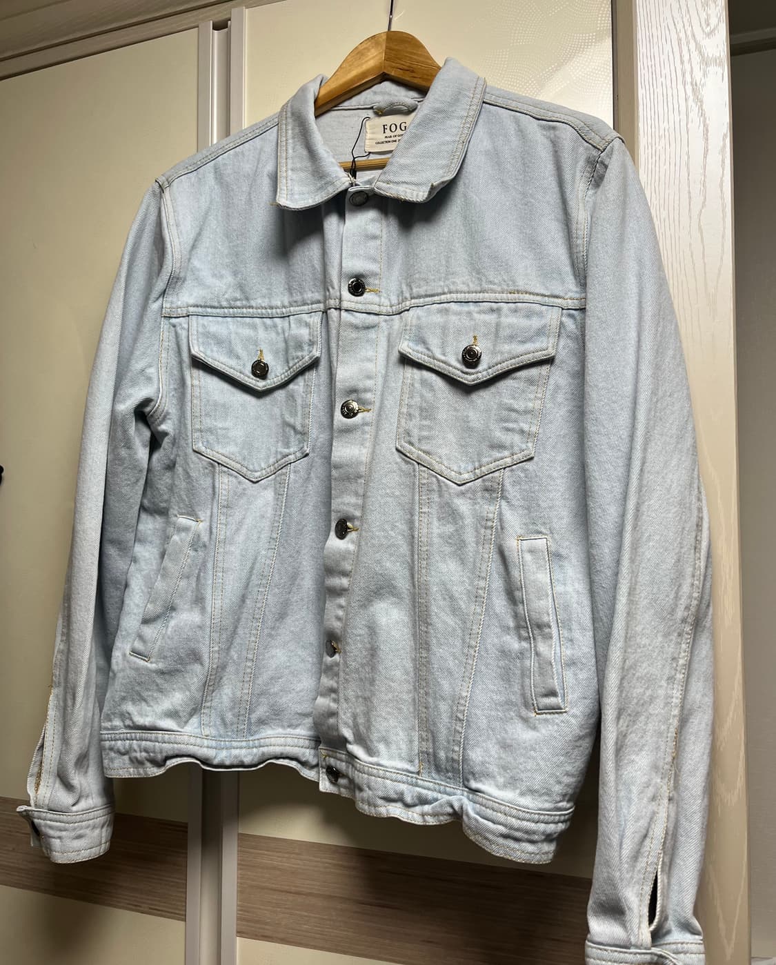 Fear of god kanye pablo denim jacket 100 상품이미지3