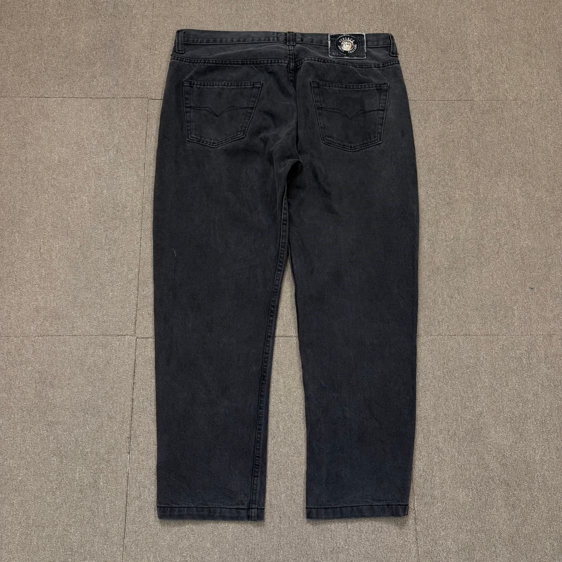 90’s VERSACE 베르사체 진스 꾸뛰르 블랙 흑청 데님  상품이미지5