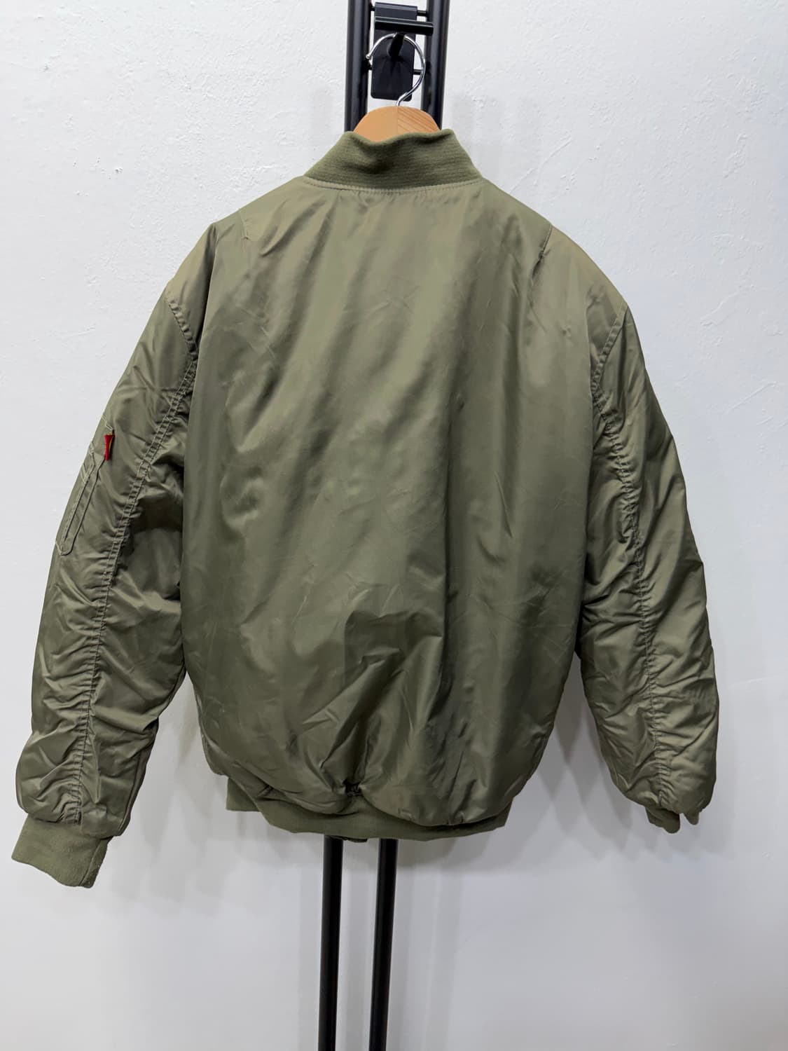 정품) USAIRFORCE 항공 MA-1 자켓 카키 XL 상품이미지5