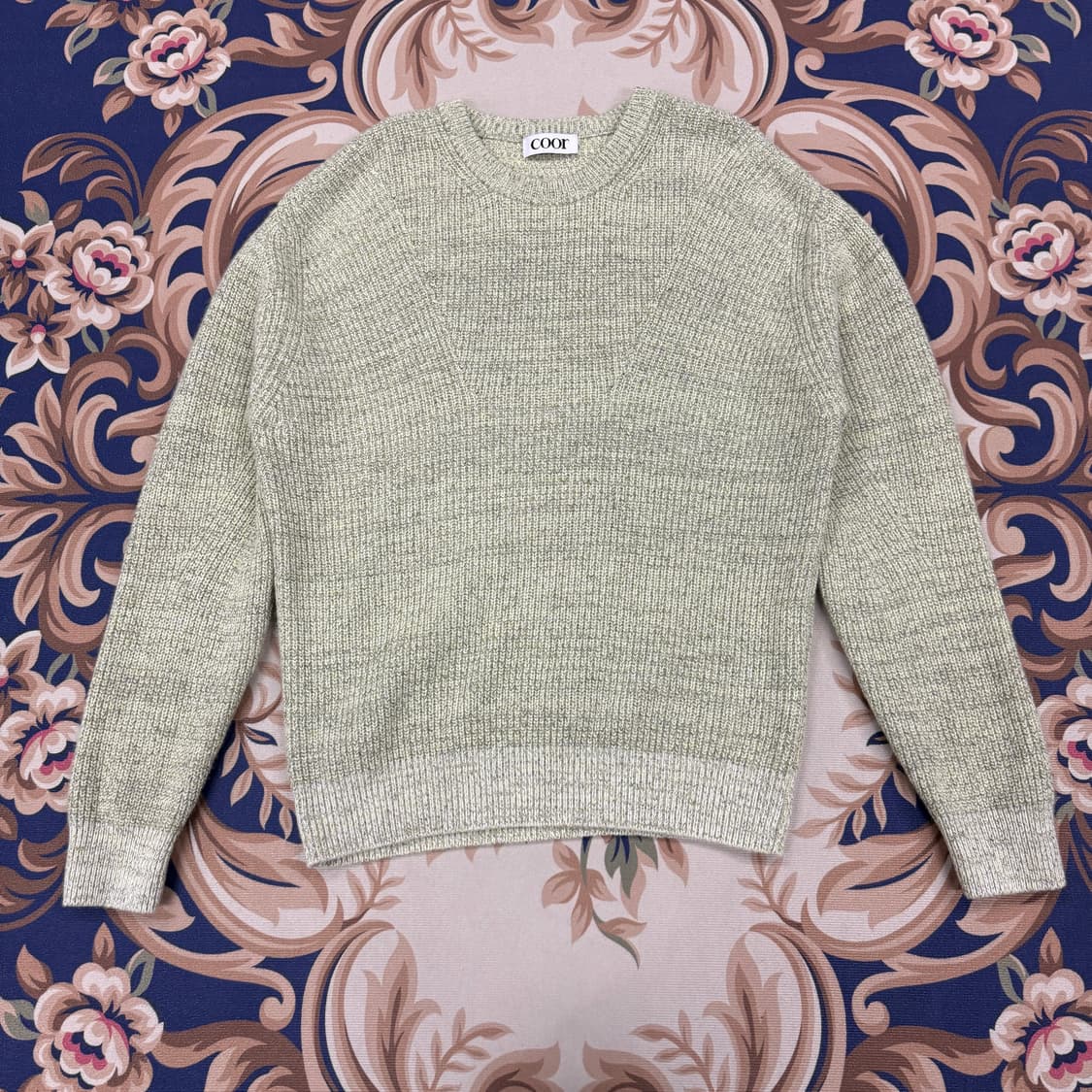 (M)쿠어 COOR 캐시팝 울 니트(라임) 상품이미지1