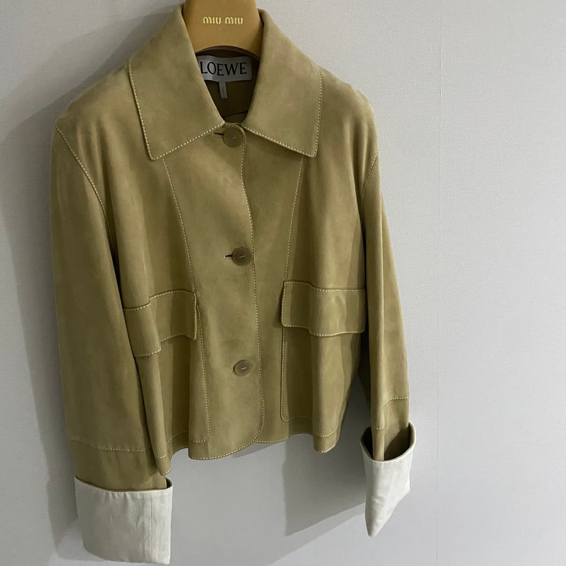 Loewe 로에베 스웨이드 자켓 상품이미지1