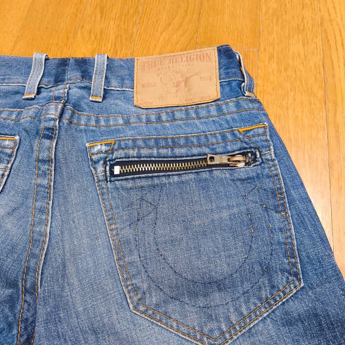 [31, Made in USA] 트루릴리전 지퍼 포켓 진 상품이미지5