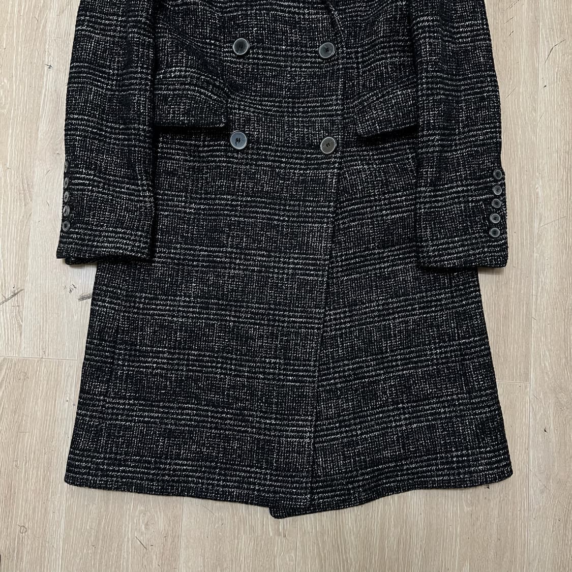 자라 우먼 여성 모직 더플 코트 XS/85  상품이미지3