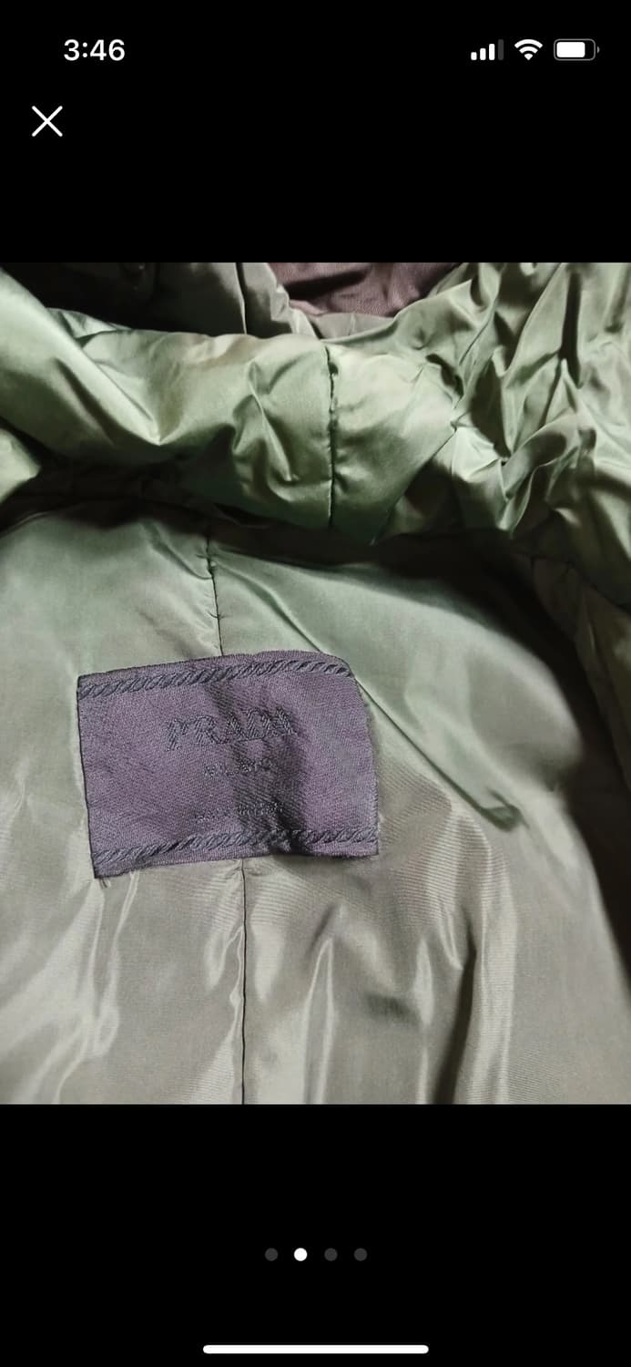 (정품)프라다 경량 롱 패딩 상품이미지2