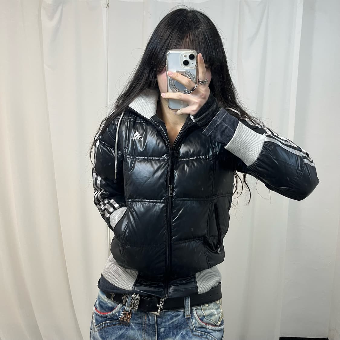 Adidas 00’s Black Lightweight Padding  상품이미지2