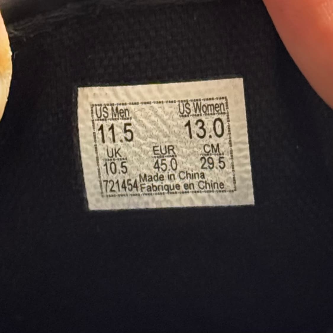 반스 올드스쿨 레더 블랙 (295) 상품이미지8