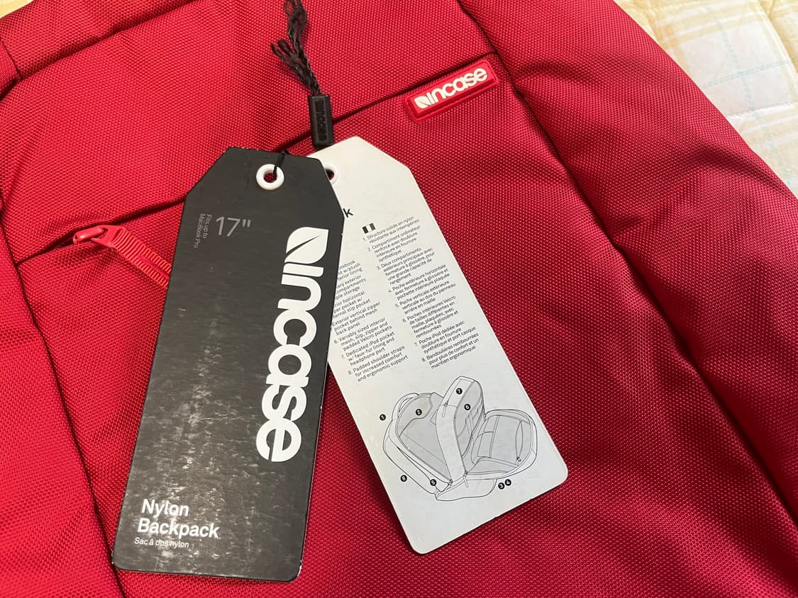 인케이스 백팩 레드 상품이미지3