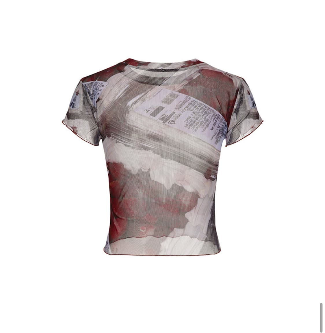 Strawberry mesh top 상품이미지2
