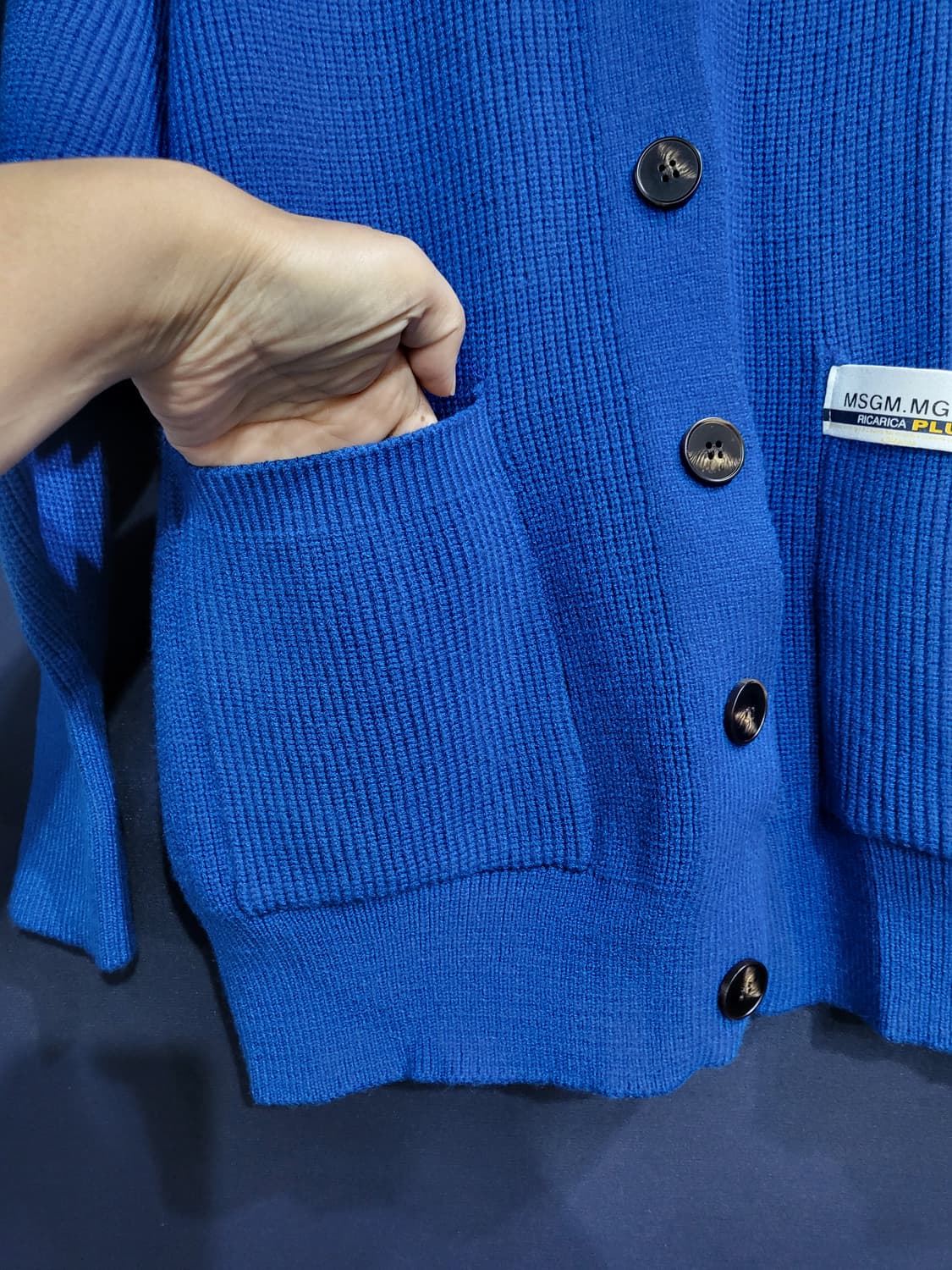 MSGM 세미 오버핏 가디건 상품이미지5