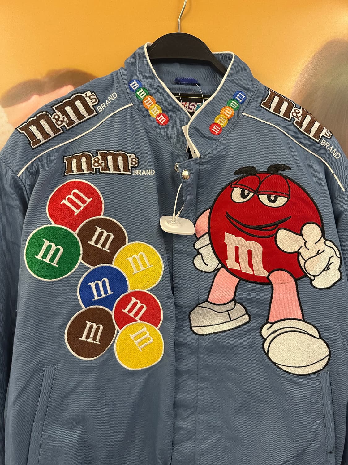 VINTAGE m&m 애쉬블루 레이싱자켓 상품이미지2
