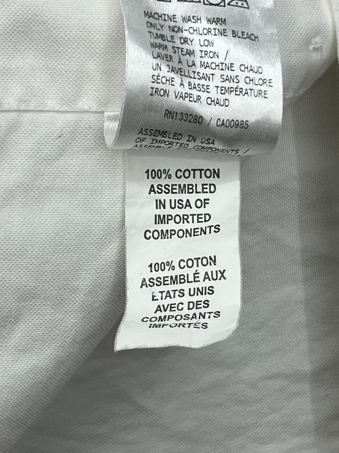 톰브라운 사선완장 화이트 셔츠 상품이미지9