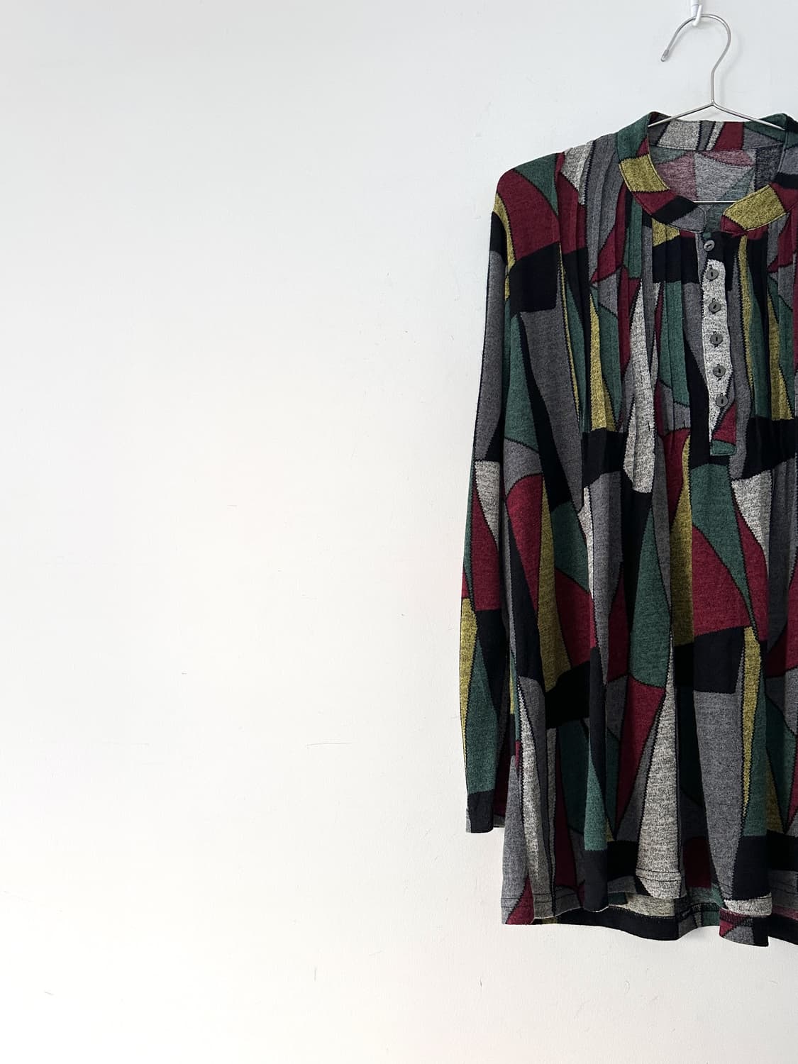 Picaso color knit / red & yellow & black 상품이미지2