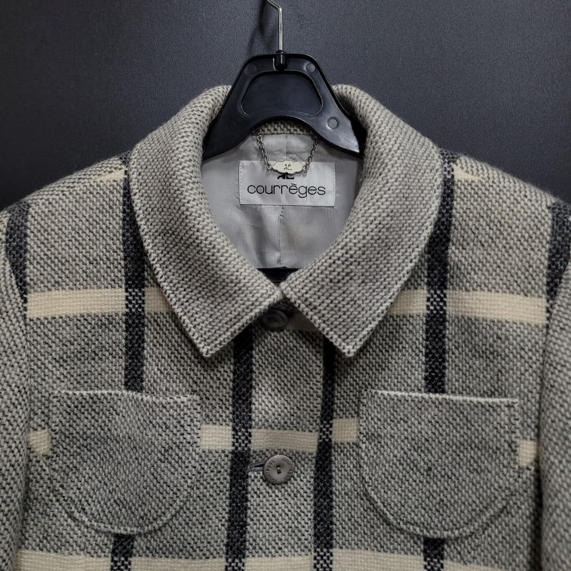 courreges 꾸레쥬 트위드 크롭 자켓 상품이미지2