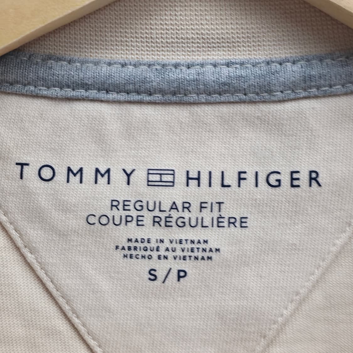 [S] 타미힐피거 베이지 반팔티 상품이미지5