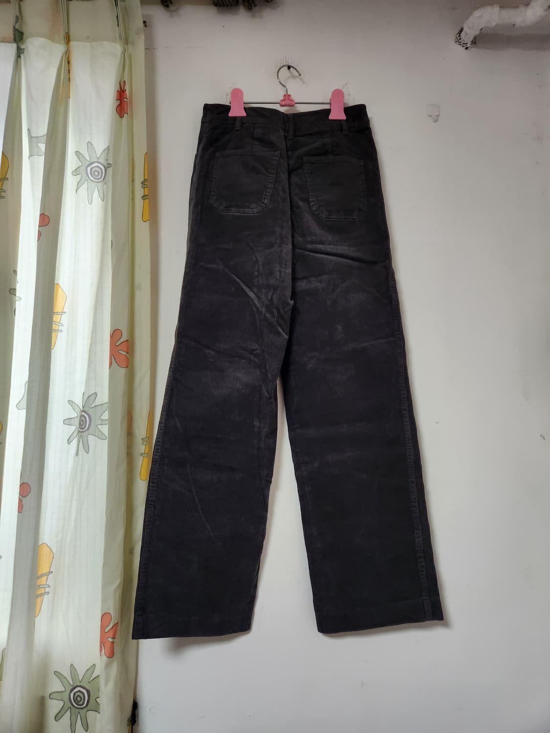 MIXXO 골덴 와이드 팬츠 블랙 24 상품이미지2