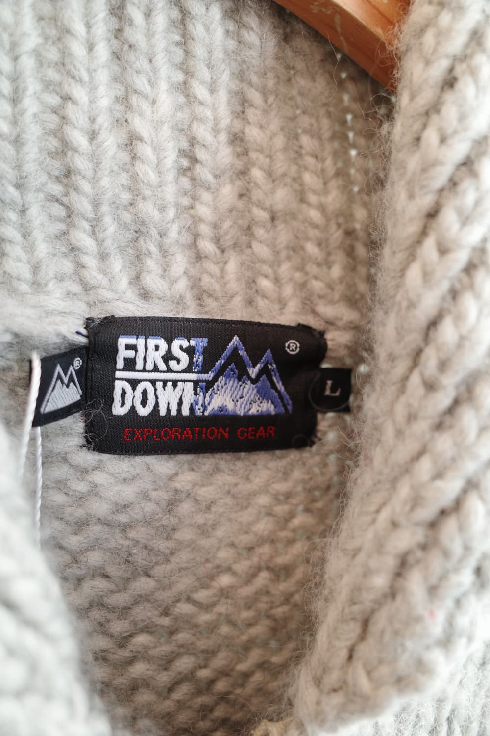 FIRST DOWN 퍼스트다운 아가일패턴 코위찬 상품이미지3