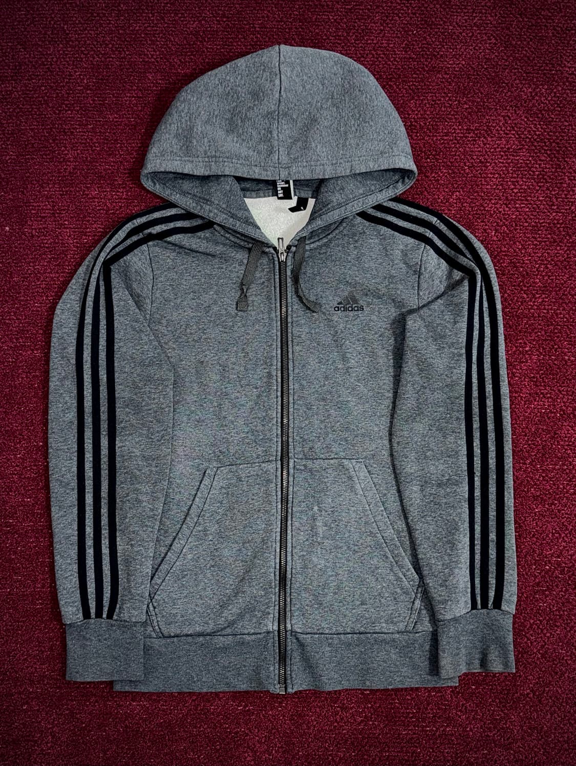 아디다스 후드집업 다크그레이 M 상품이미지1