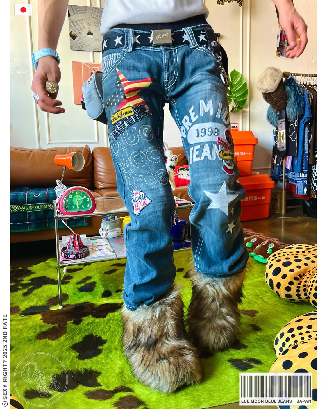 90-00s BLUE MOON BLUE Japan Denim Pants 상품이미지1