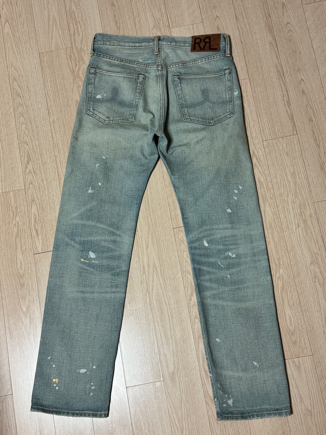 (31x32) RRL 캠든 스트레이트 진 빈파포 상품이미지5