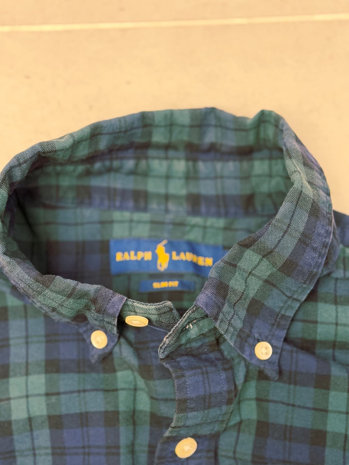 폴로 랄프로렌 체크 옥스포드셔츠 클래식핏 M(105정도 거의새상품) 상품이미지1