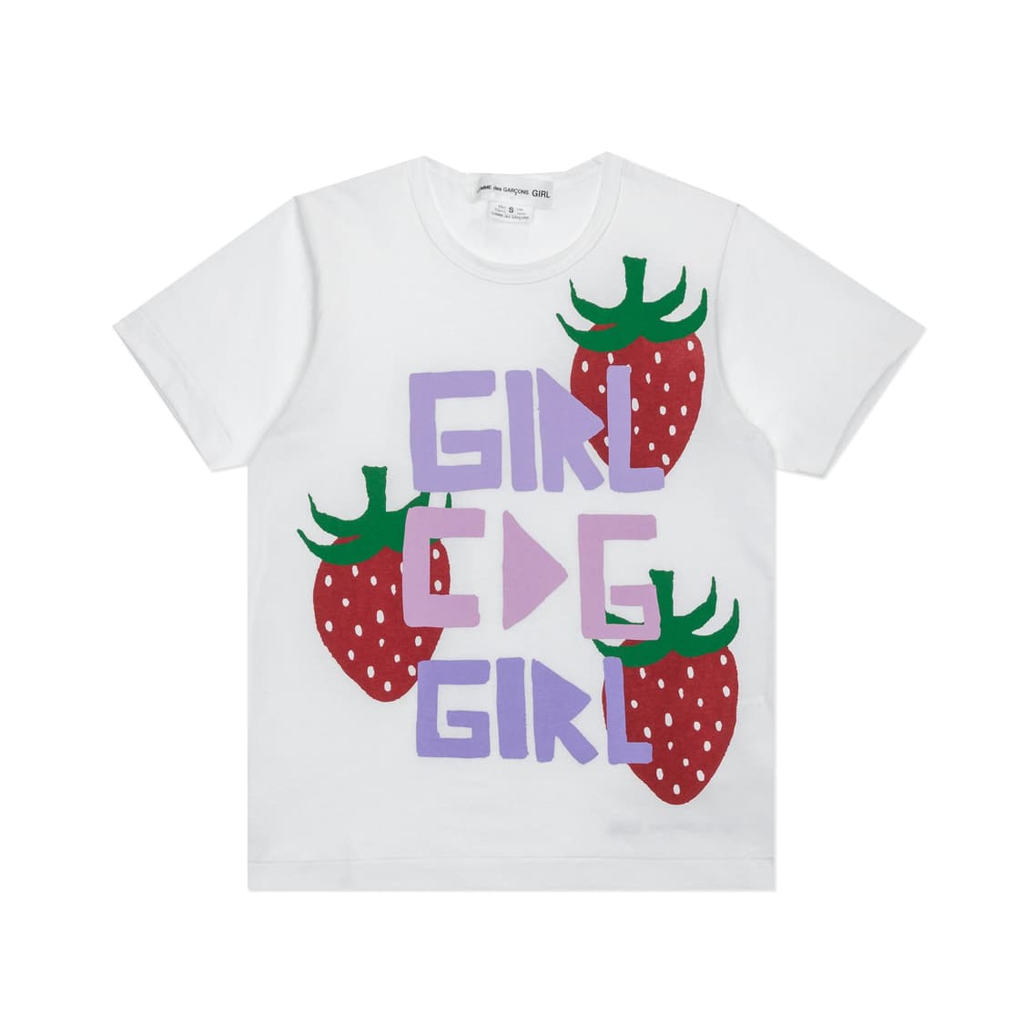 새상품 꼼데가르송걸 웨스트폴 스트로베리 반팔 S/M 상품이미지1