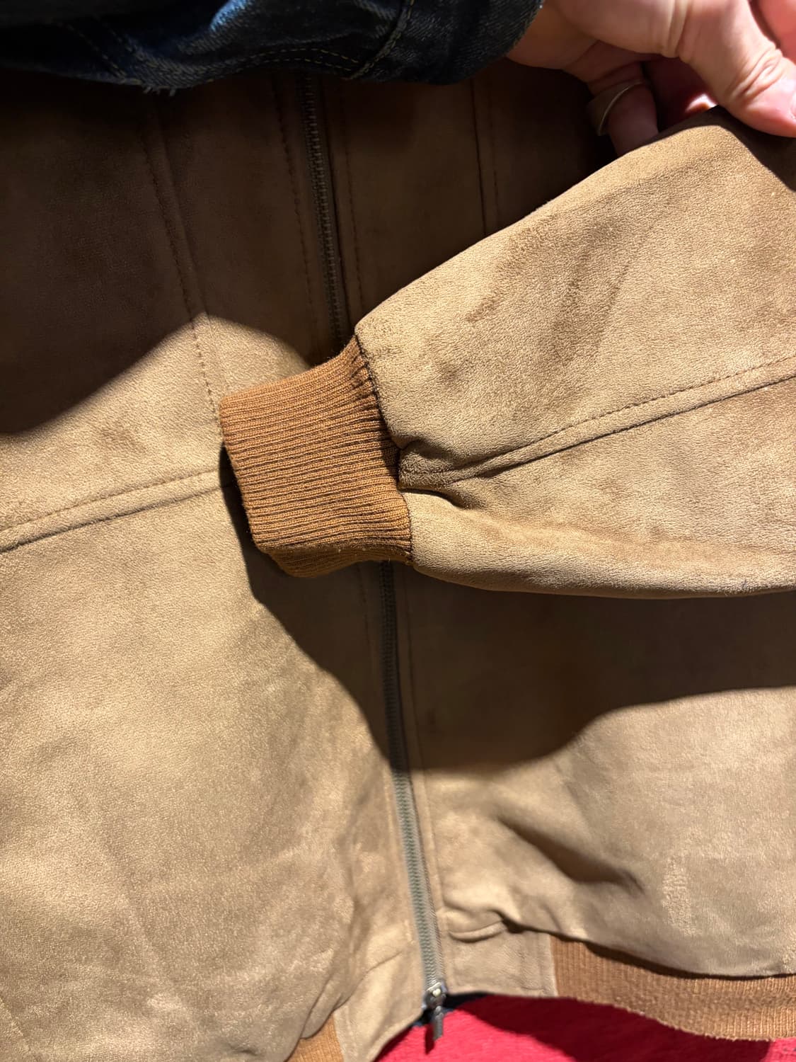 Suade bomber jacket / 스웨이드 봄버 재킷 상품이미지4