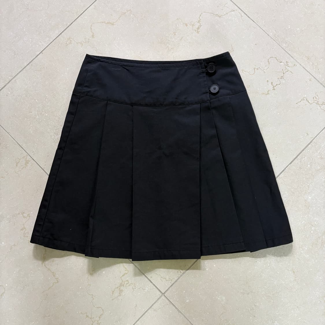 미세키서울 미디랩스커트 블랙 2사이즈 상품이미지2