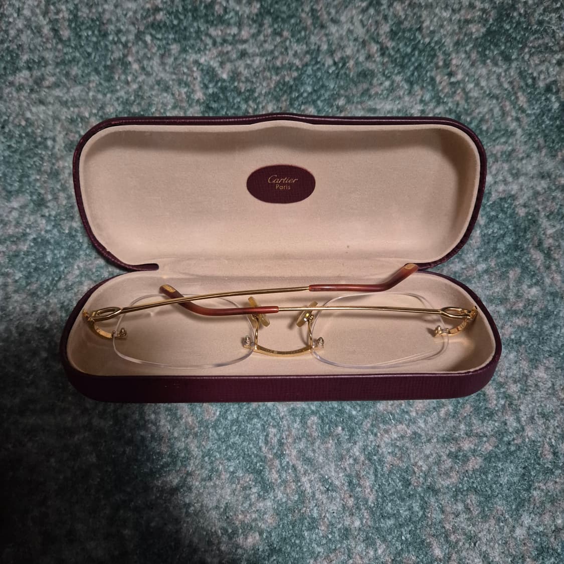 까르띠에 금색 무테 상품이미지3