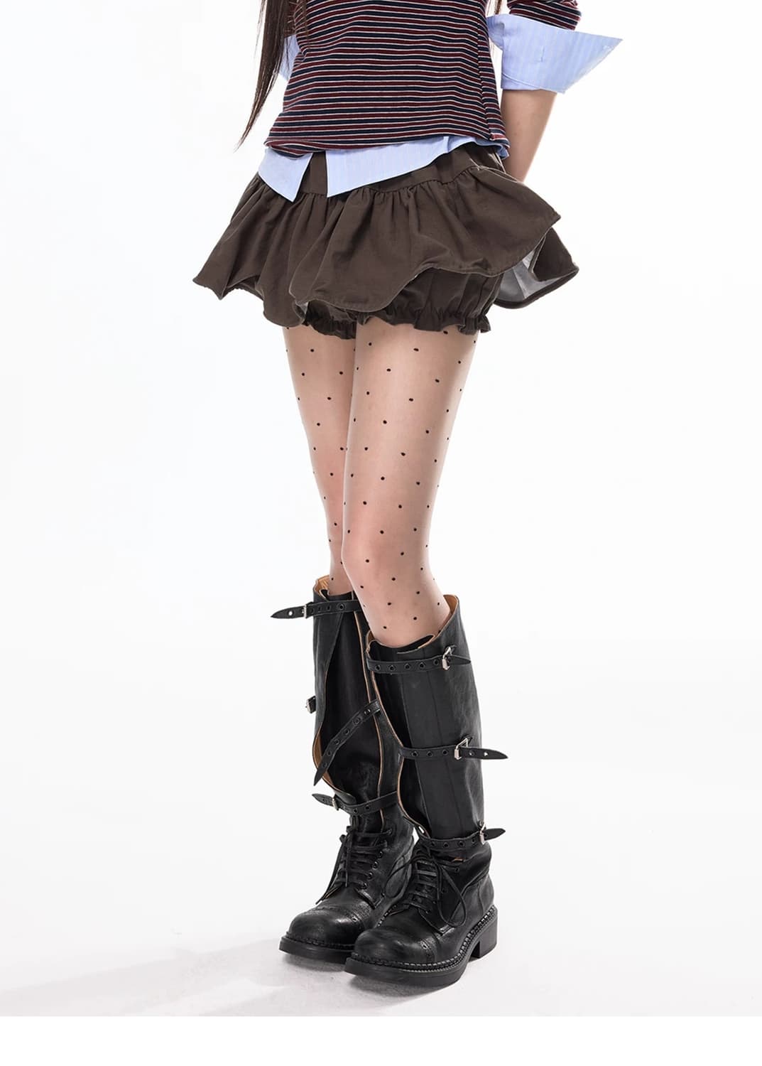Jikoo Ballet Flower Pleats Skirt  상품이미지3