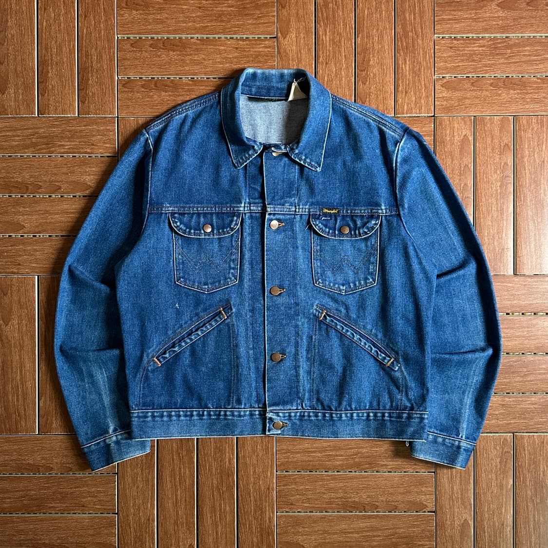 70-80’s Wrangler usa denim trucker 상품이미지1
