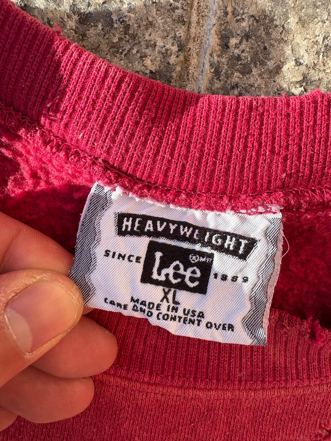 90s Lee 디스트레스드 스웻셔츠 맨투맨 상품이미지3