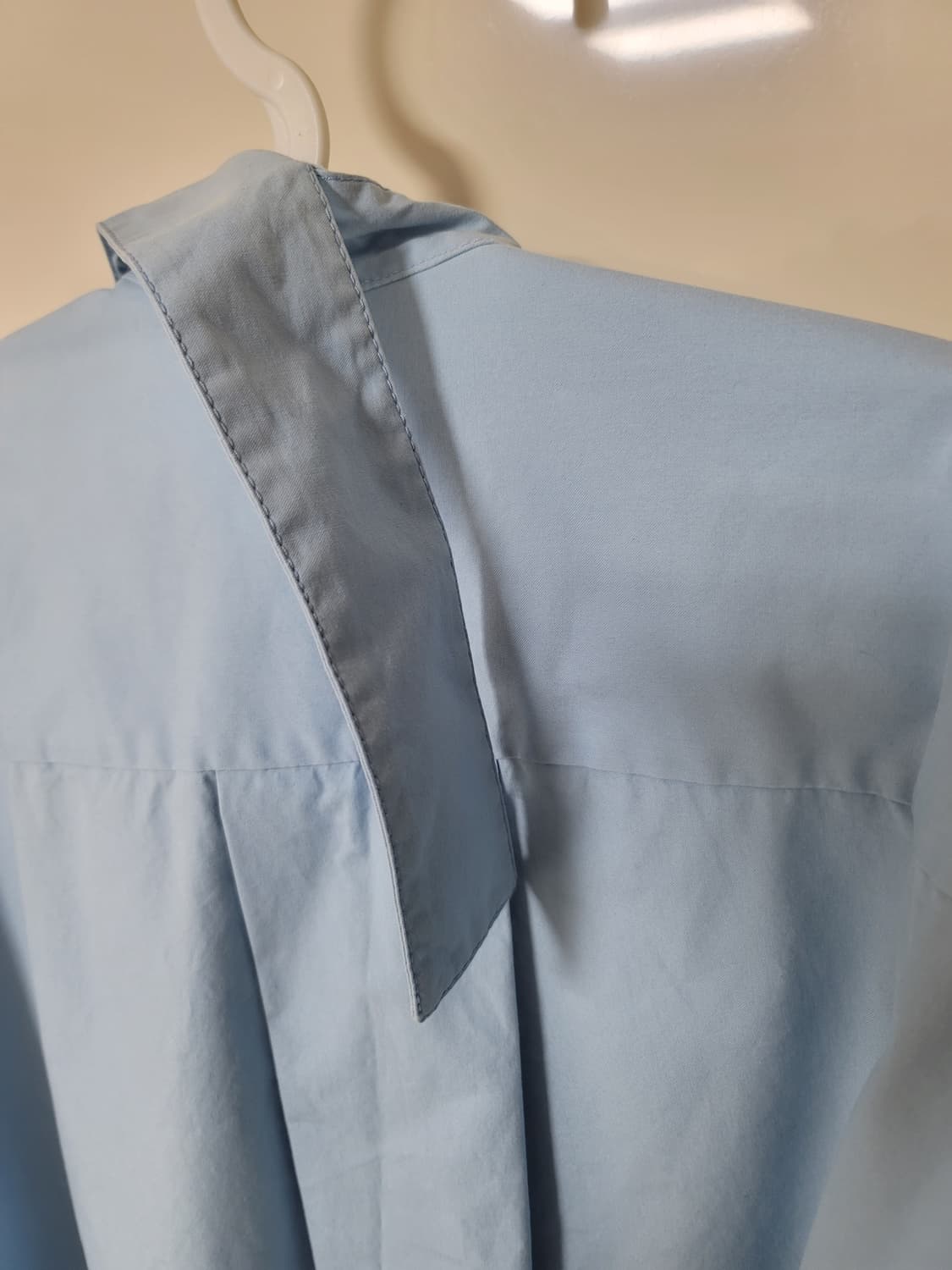 워크오브셰임 반카라 오버핏 코튼 셔츠 40/85표기 100정사이즈 상태극 상품이미지3