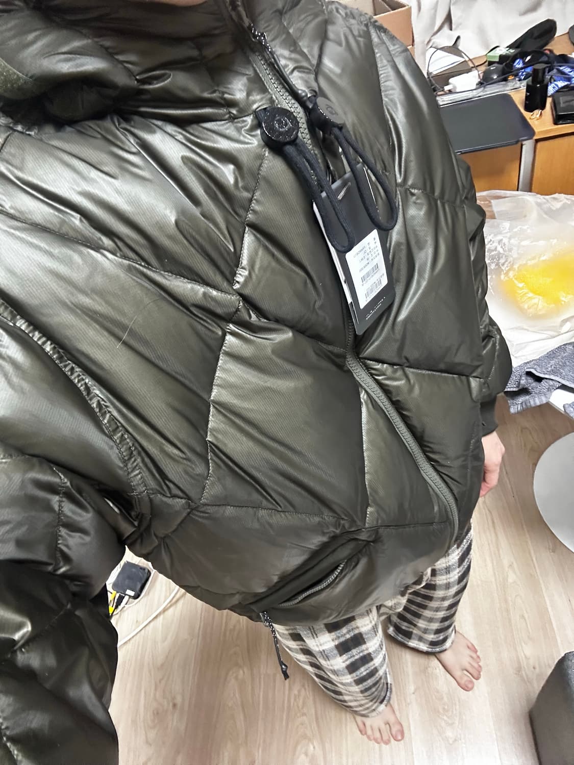 펜필드 25FW 라이엇 덕다운 올리브 패딩 M 상품이미지7