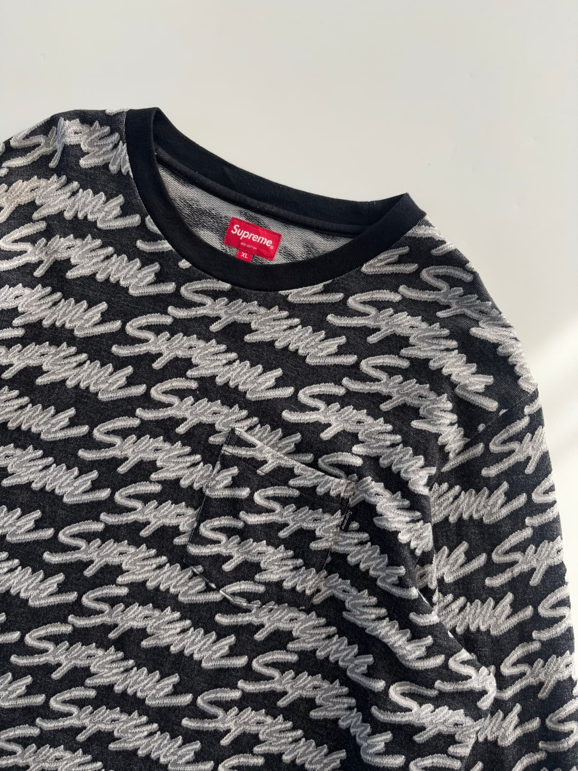 Supreme 슈프림 19SS 시그니처 스크립트 로고 롱슬리브 상품이미지5