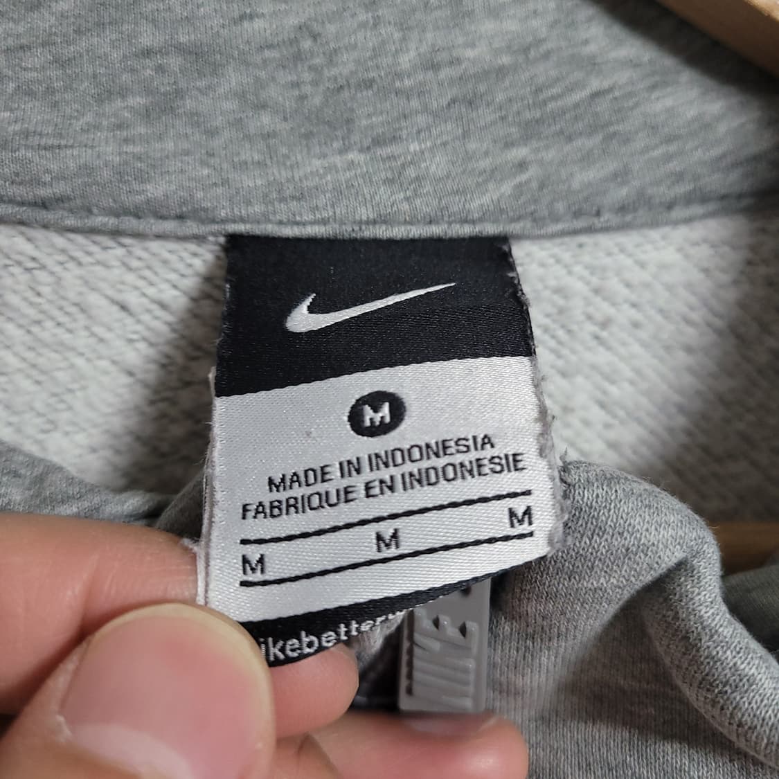 (M) NIKE 나이키 그레이 하프집업 맨투맨 상품이미지2