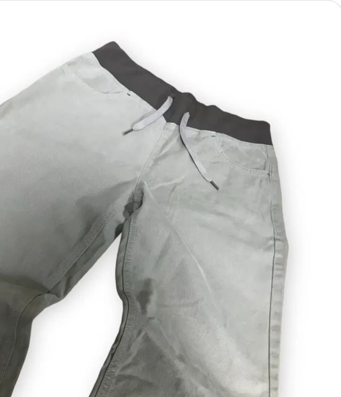 카키 부츠컷 팬츠 상품이미지3