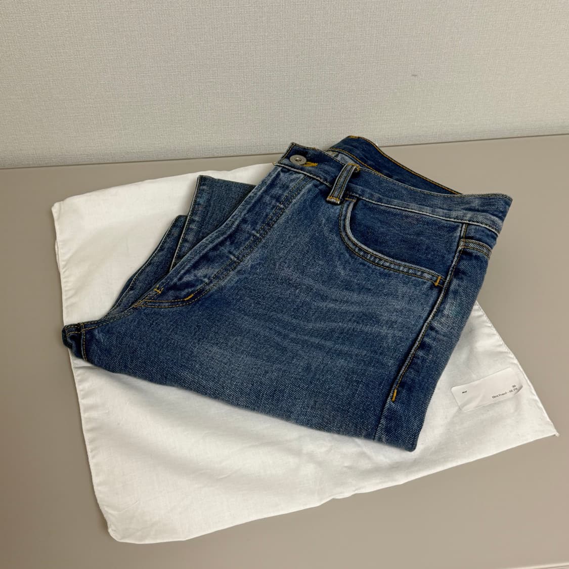 [30] mer bleu foncé - SE fit 데님 상품이미지5