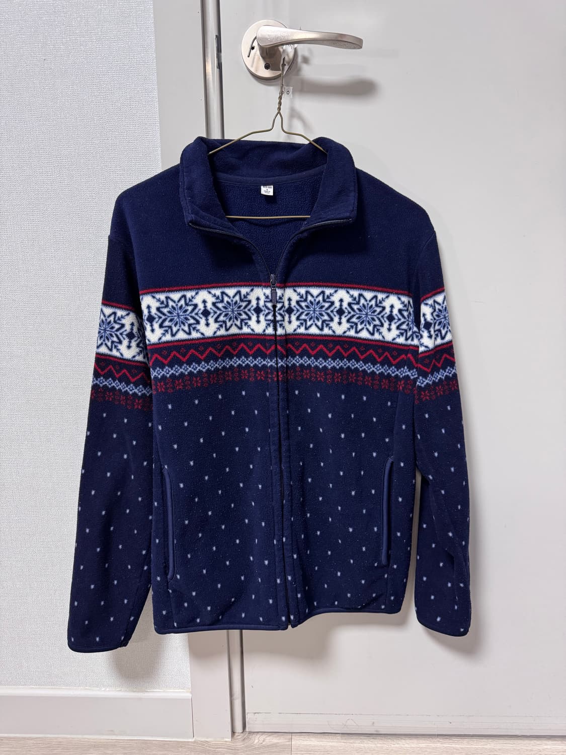 유니클로 노르딕 도트 플리스 집업 상품이미지2