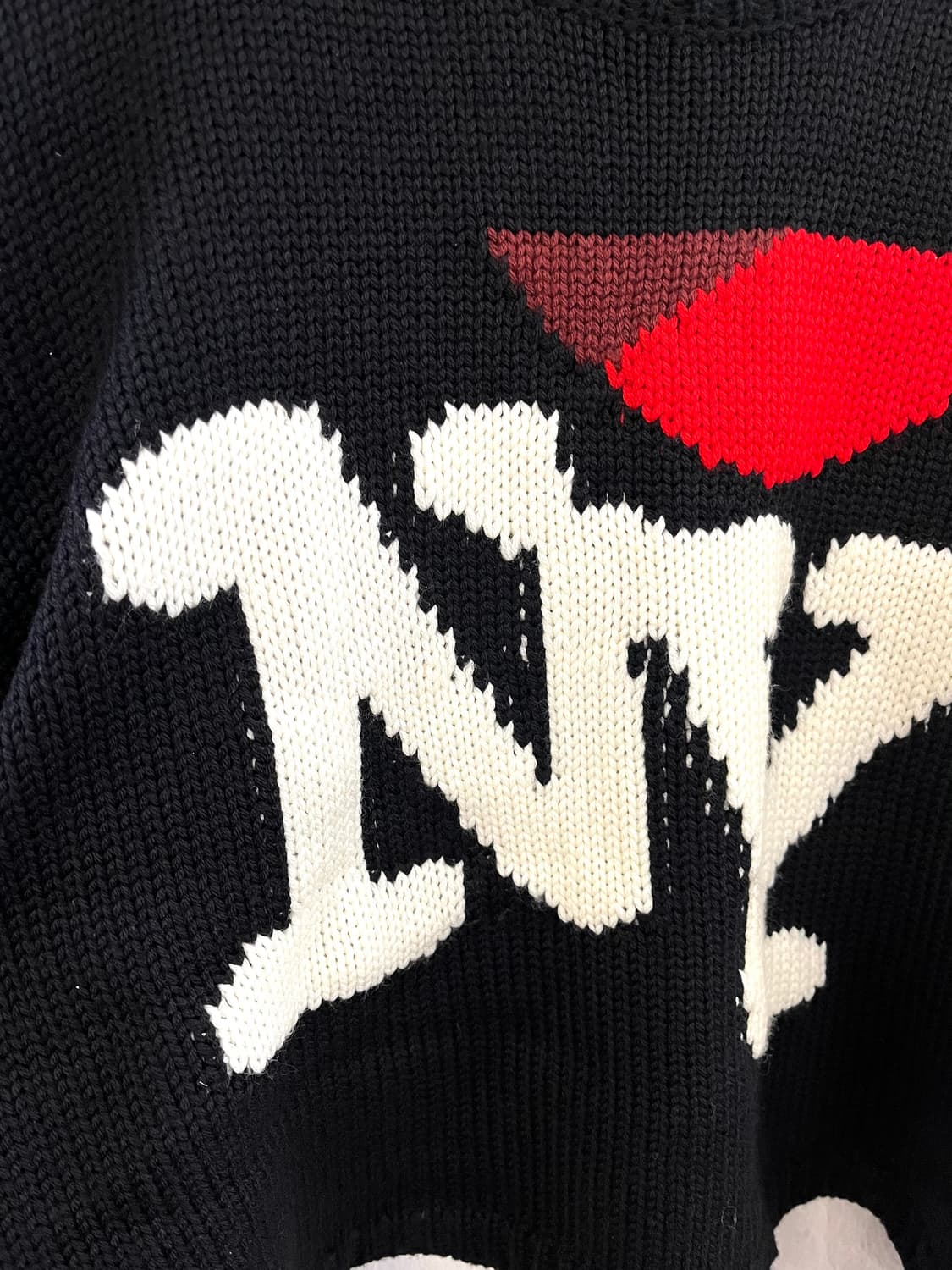 라프시몬스 2017FW 러브 NY 크롭 니트 상품이미지5