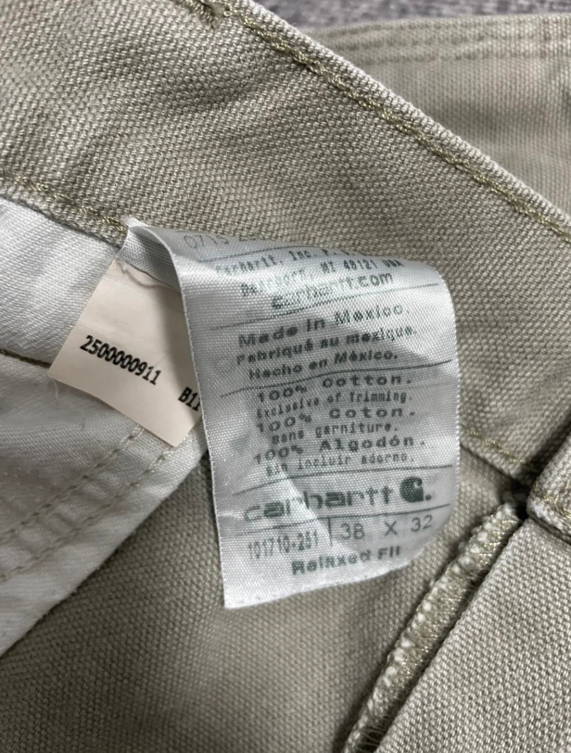  멕시코 생산 칼하트 워크팬츠 상품이미지7