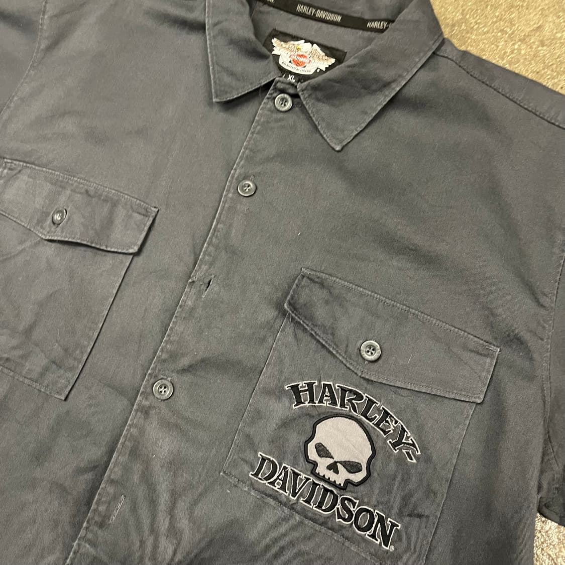 할리데이비슨 윌리지 스컬 셔츠 (105-110) 상품이미지4