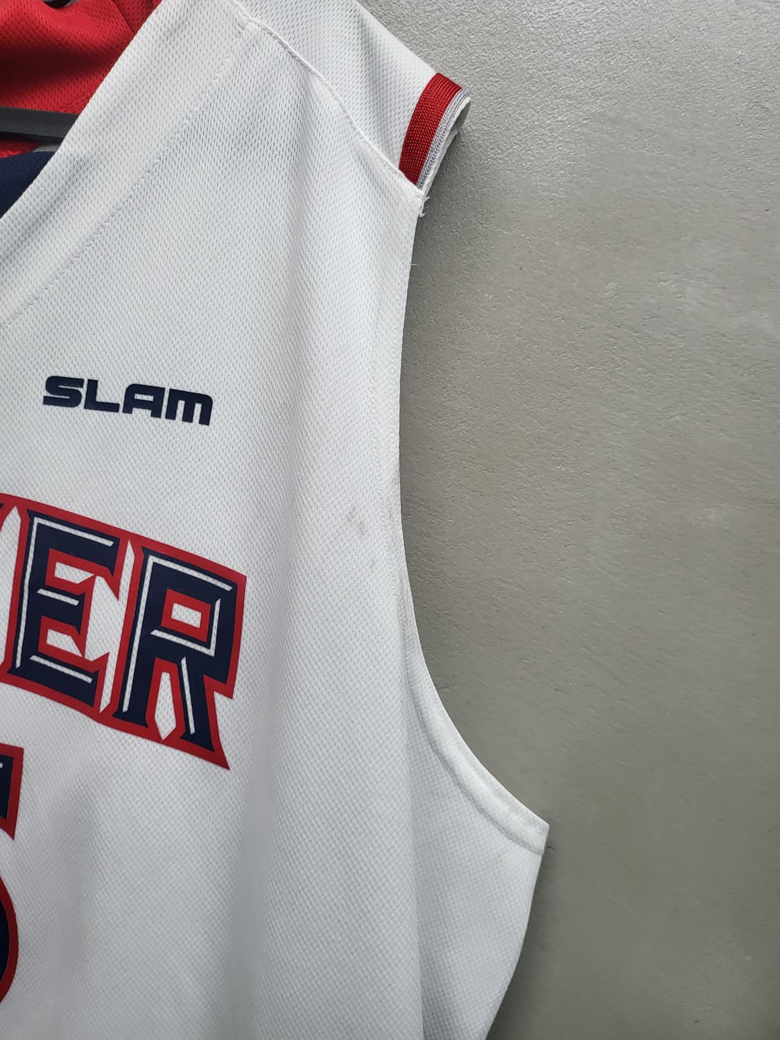 SLAM 농구 유니폼 15번 화이트 상품이미지2