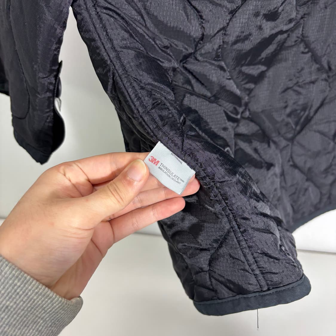 OS 3M 신슐레이트 블랙 오버핏 깔깔이 내피자켓 상품이미지3