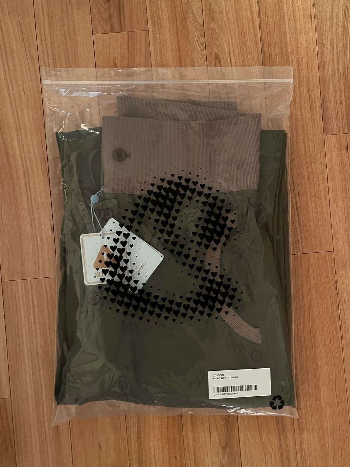 [새상품/당일배송] 코이세이오 플로우 폴드 팬츠 카키, 코이세이오 바지 상품이미지2