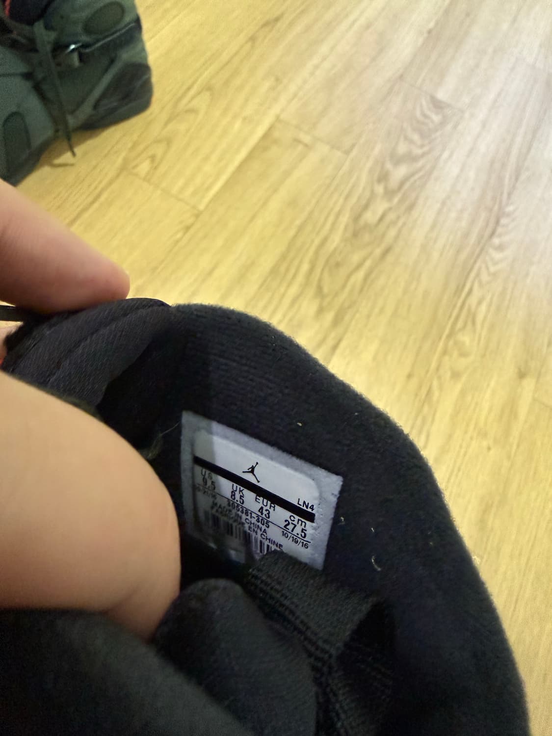 [미시착/새제품]나이키 에어 조던 8 테이크 플라이트 275mm 상품이미지5