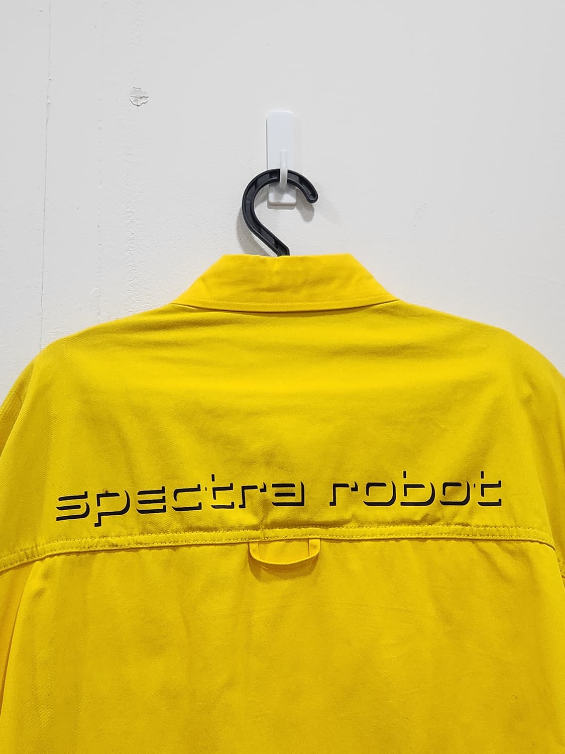 [M] 매니아매스 탄탄한 옐로우 포켓 셔츠 오버핏 남성 M 상품이미지5