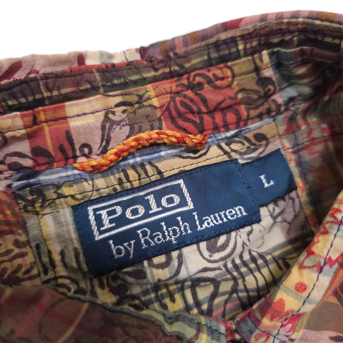 폴로 마드라스 패치워크 헌팅셔츠 상품이미지3