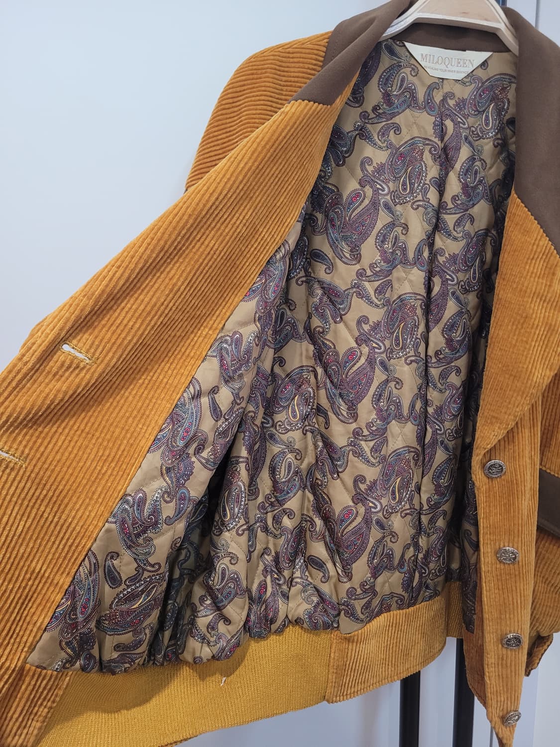 일본빈티지 JPN 코듀로이 빈티지 자켓 여성용 55~88 프리사이즈 상품이미지8