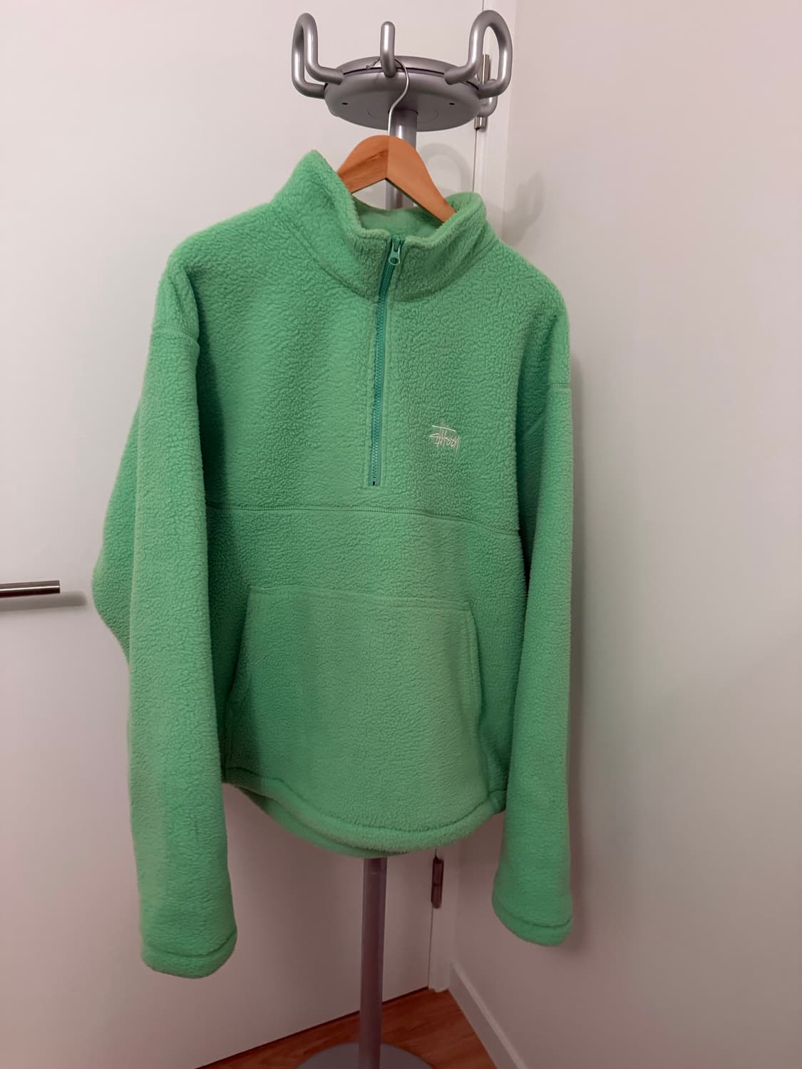 (XL) 스투시 하프집업 모크넥 후리스 상품이미지2