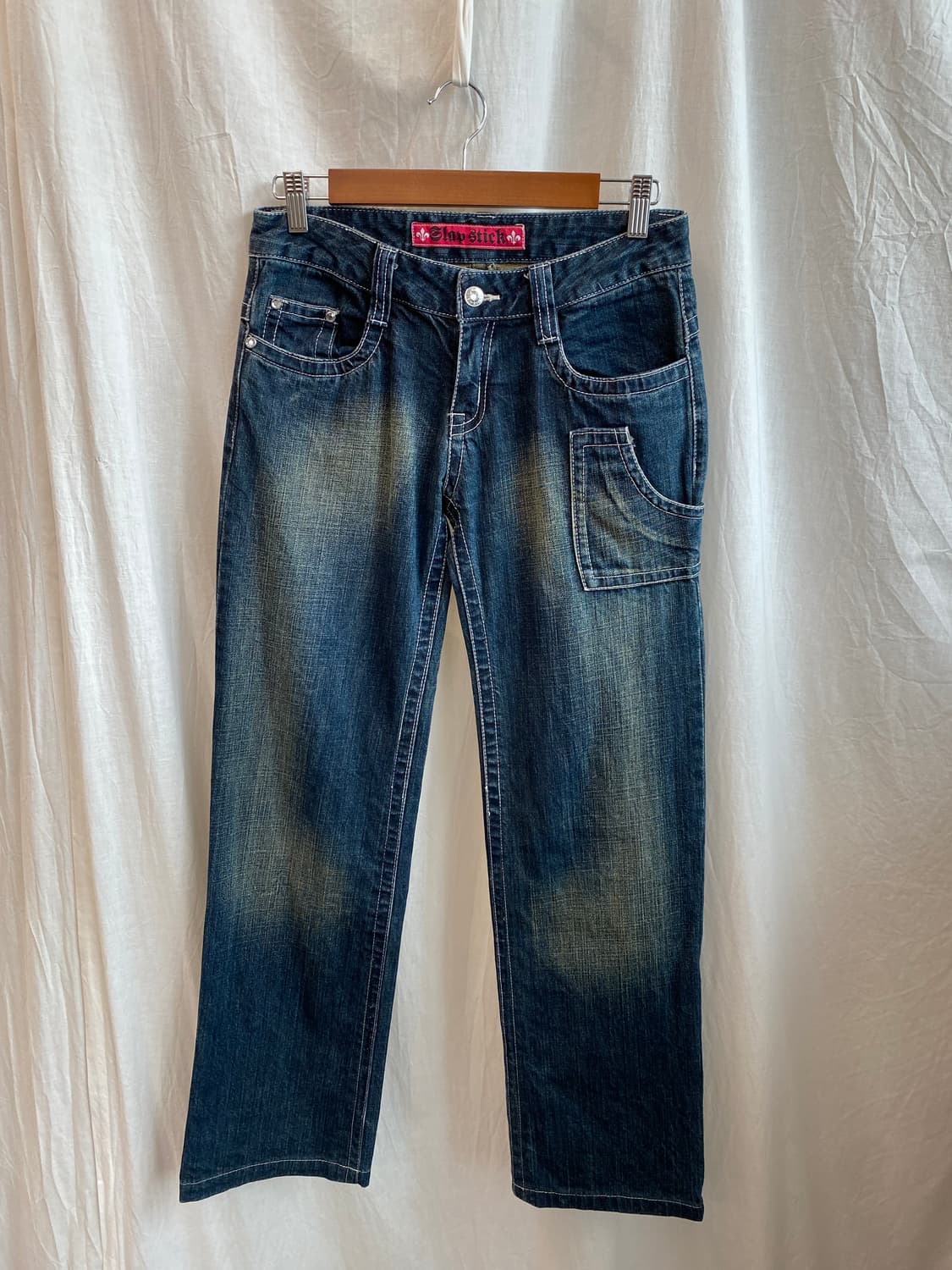 Y2K 로우라이즈 데님팬츠(27) 상품이미지2